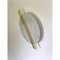 Italian Wall Light in White Carrara Marble Disc and Brass Metal Frame by Simoeng 9