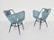 Architectonic Outdoor Armchairs in Woven Plastic by Gastone Rinaldi for Rima, 1960s, Set of 2 3