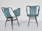 Architektonische Outdoor Armlehnstühle aus gewebtem Kunststoff von Gastone Rinaldi für Rima, 1960er, 2er Set 5