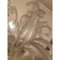Murano Glas im italienischen Stil mit transparentem und sandfarbenem Kronleuchter von Simoeng 5