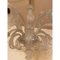 Murano Glas im italienischen Stil mit transparentem und sandfarbenem Kronleuchter von Simoeng 3