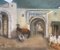Roberte, Animated Medina, 20th Century, Watercolor, Framed 7