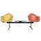 Tandem for Chairs and Table by Charles & Ray Eames for Herman Miller, Image 1