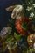 Alfredo Mahieux, Nature morte au faisan et aux fleurs, XXe siècle, huile sur toile, encadrée 8