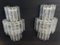 Vintage Murano Glass Tube Wall Sconces, 1990, Set of 2 4