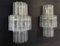 Vintage Murano Glass Tube Wall Sconces, 1990, Set of 2 2