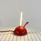 Lámpara de mesa de neón en rojo de R. Barbieri & G. Marianelli para Tronconi, años 80, Imagen 2