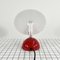 Red Neon Table Lamp by R. Barbieri & G. Marianelli for Tronconi, 1980s 1