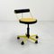 Yellow Adjustable Desk Chair from Bieffeplast, 1980s, Image 1