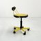 Yellow Adjustable Desk Chair from Bieffeplast, 1980s, Image 4
