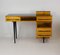 Modular Desk Set with Black Glass Top by Mojmir Pozar, 1960s, Set of 3 5