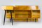 Modular Desk Set with Black Glass Top by Mojmir Pozar, 1960s, Set of 3, Image 12