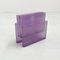 Acrylic Purple Magazine Rack by Giotto Stoppino for Kartell, 1970s, Image 1