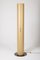 Lámpara de pie de metal dorado de Massimo and Lella Vignelli, Imagen 1