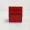 Red Magazine Rack by Giotto Stoppino for Kartell, 1970s, Image 3