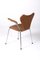 Chaise en Cuir par Arne Jacobsen pour Fritz Hansen 7