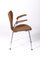 Chaise en Cuir par Arne Jacobsen pour Fritz Hansen 4