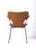 Chaise en Cuir par Arne Jacobsen pour Fritz Hansen 10