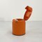 Orange Rolle Stool by Ilma, Italy, 1970s 4