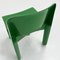 Sedia modello 4867 Universale verde di Joe Colombo per Kartell, anni '70, Immagine 3