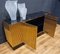 Vintage Golden Steel Sideboard with Stone Top, Image 3