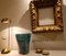 The Refined Venetian Vase in Satin Glass with Emerald Green Face 6