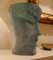 Le Vase Vénitien Raffiné en Verre Satiné avec Face Vert Émeraude 4