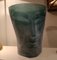 The Refined Venetian Vase in Satin Glass with Emerald Green Face, Image 9