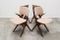 Pelican Dutch Teak Dining Chairs by Louis van Teeffelen for Webe, 1960s, Set of 4 5