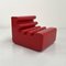 Red Karelia Lounge Chair by Liisi Beckmann for Zanotta, 1960s 1