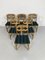 Razorblade Chairs by Henning Kjaernulf , Set of 6 1