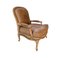 Antique French Armrest Leather Sofa 3