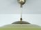 Lámpara colgante Art Déco de vidrio verde, años 30, Imagen 13