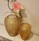 Venetian Satin Ocher Vases, Set of 2, Image 4