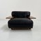 Pianura Armchairs in Black Leather by Mario Bellini for Cassina, 1970s 2