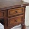 Vintage Brown Wood Desk 7