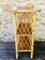 Mensola Mid-Century a tre ripiani in bambù e vimini, anni '60, Immagine 13