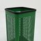 Green Bin / Umbrella Holder in Perforated Metal from Neolt, 1980s 4
