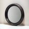 Vintage Italian Space Age Brown Round Wall Mirror by Dal Vera, 1970s, Image 1