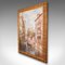 Artista de la escuela continental, escena veneciana, años 80, óleo sobre lienzo, enmarcado, Imagen 3