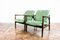Grüne Mid-Century Sessel von Edmund Homa, 1960er, 2er Set 5