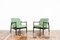 Grüne Mid-Century Sessel von Edmund Homa, 1960er, 2er Set 1