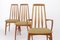 Danish Teak Eva Chairs by Niels Koefoed, 1960s, Set of 6 3