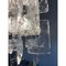 Transparenter und silberner Kronleuchter aus Muranoglas von Simoeng 4