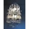 Transparent and Silver Chandelier in Murano Glass by Simoeng 9