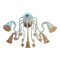 Italian Style Murano Glass in Transparent Chandelier by Simoeng 1