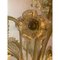 Lampadario in vetro di Murano dorato di Simoeng, Italia, Immagine 6
