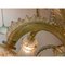 Lampadario in vetro di Murano dorato di Simoeng, Italia, Immagine 4