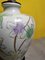 Large Porcelain Table Lamp with Flowers, 1980s, Image 3