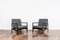 Mid-Century Black Armchairs by Zenon Bączyk, 1960s, Set of 2, Image 1